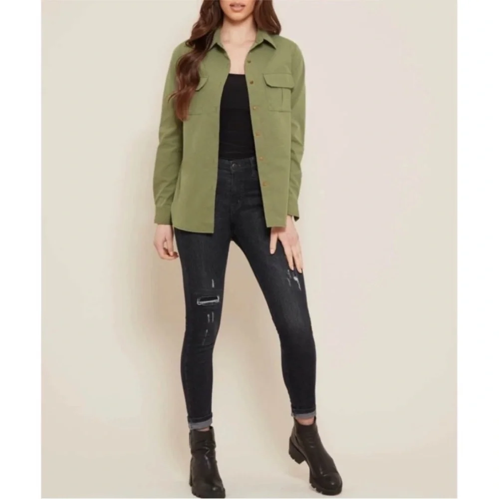 Flash Sale Emma James Sage Green Blazer Chic & Elegant Size 16